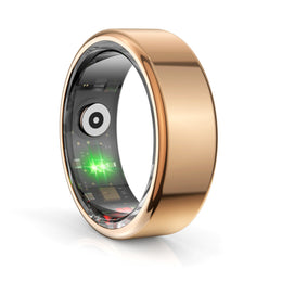 Rose-gold R02 Active Smart Ring front three-quarter view on white