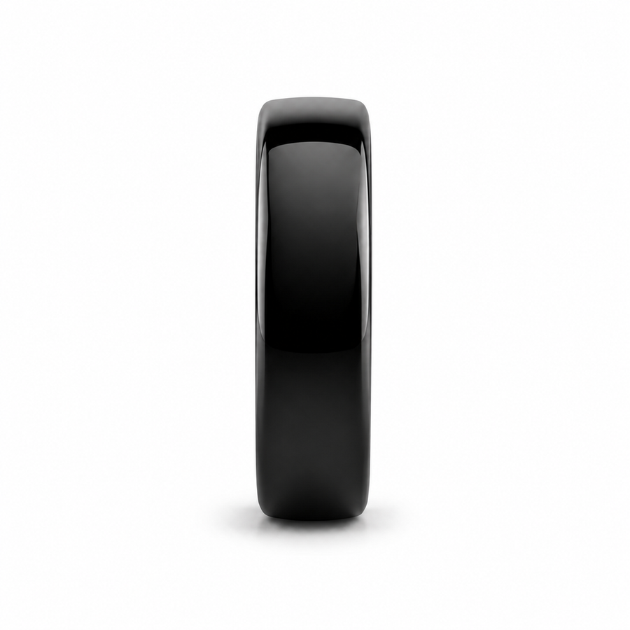 Flow Smart Ring side profile view on white