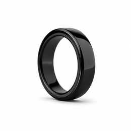 Flow Smart Ring rear three-quarter view on white