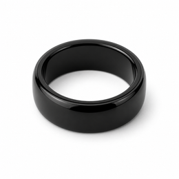 Flow Smart Ring elevated overhead view on white