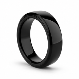 Flow Smart Ring opposite-side interior view on white