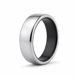 Vanguard Health Smart Ring rear three-quarter view on white