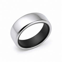 Vanguard Health Smart Ring elevated overhead view on white